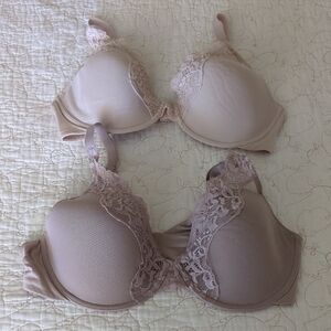 Bali Lace Accent Bra Set - Soft Pink